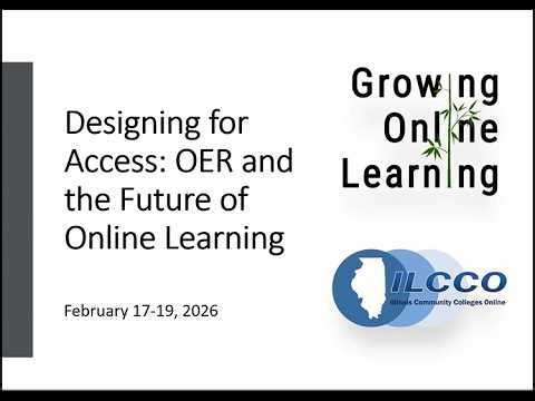 OER Work at Illinois Community Colleges Panel Discussion
