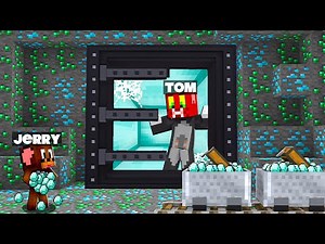 JERRY TROLLED TOM IN HIS DIAMOND MINE IN MINECRAFT!