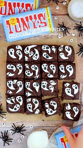 Spooky Fudgy Brownies Recipe without Cocoa Powder