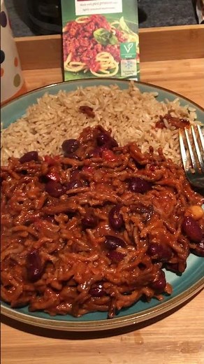 Thursday night dinner chilli con carne vegan style