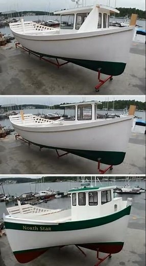 Lobster Boat Built From Scratch: The Incredible Journey #BoatBuilding