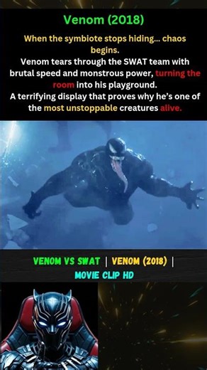 Venom Unleashes on the SWAT Team! 💀🔥 #venom #symbiote