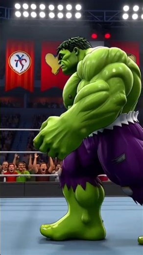 Hulk Muscular Green Hero vs Bald Bodybuilder: ₹40 Crore Showdown!#a.i#animation