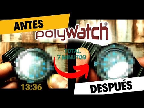 Polishing the Acrylic Crystal of a Casio Watch using Polywatch