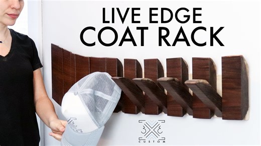 Transform your space with a DIY coat rack