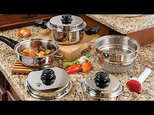 Cook 5 sets of dishes in Salad Master cookware,