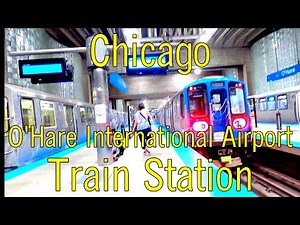 🚊O'Hare Train Station | Blue Line | O'Hare International Airport | Chicago, IL