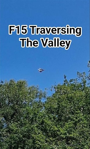 F15 Eagle takes a different exit in the Mach Loop