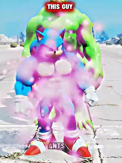 ALL VERSIONS OF SONIC VS HULK 2099 ONE HIT BATTLE Who is The Strongest | #Shorts | #gta5 #sonic