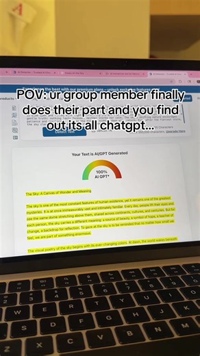 don’t rely on your group members smh 🤦‍♀️ #bypassai #chatgpt #turnitin #aihumanizer