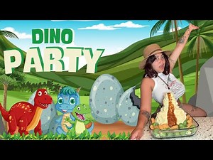 My Birthday dino nuggy volcano park!!
