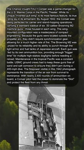 THE CORSAIR’S WING-MOUNTED ARSENAL 🦅