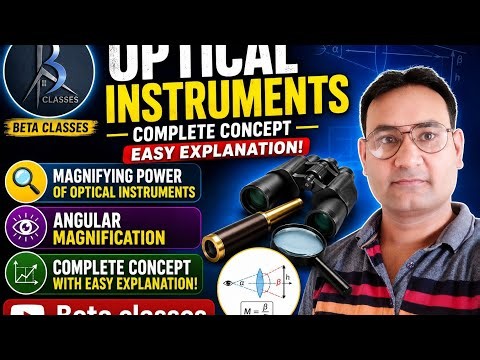 Optical Instruments in 1 Shot|Magnifying Power & Angular Magnification|Class 12 Physics|Beta classes