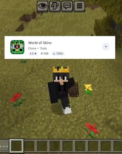 How to Change ✨Skins in Minecraft | Best App for Minecraft😱 Skins#minecraft#skins