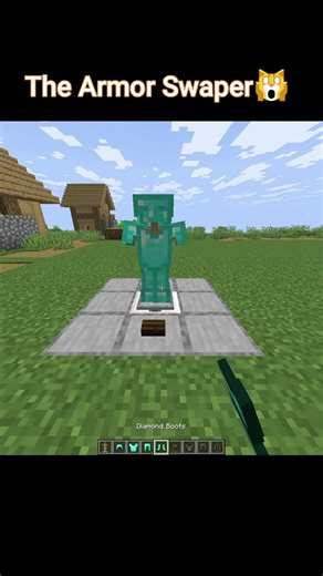 How To make Armor Swaper in Minecraft #shorts