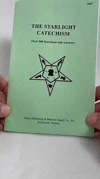 Masonic and OES Catechism Books by Macoy Publishing