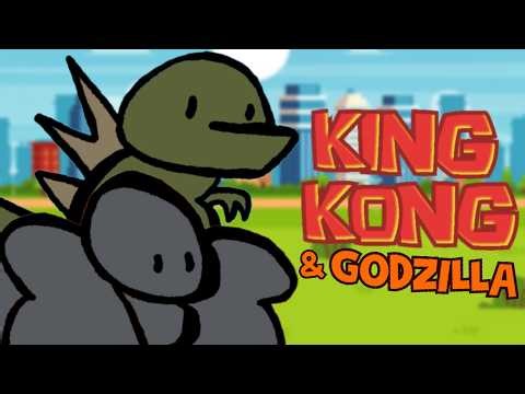 King Kong & Godzilla (A Short ABeetleGuy Animation)