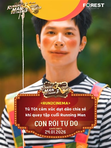 Cùng đón chờ xem màn thể hiện vô cùng nhiệt huyết của Anh Tú Atus trong chặng đua đặc biệt này nhaa 📷 --- 🏃🏻‍♂️🎪🤹🏻‍♂️ RUNNING MAN VIỆT NAM MÙA 3: CON RỐI TỰ DO ⚡️Suất chiếu sớm: 23.01.2026 ⚡️Khởi chiếu tại CGV trên toàn quốc: từ 24.01.2026 ⚡️Nội dung dành cho mọi lứa tuổi. Ⓒ Running Man Vietnam Season 3 - Bản quyền thuộc Forest Studio. #ChayNgayDi #ForestStudio #TranThanh #NinhDuongLanNgoc #LienBinhPhat #QuangTuan #AnhTuAtus #QuangTrung #QuanAP #LeNhan #conroitudorunningman #CGVVietnam #IC