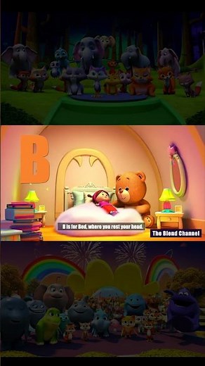 New Alphabet Song 2025 | The Blend Channel #kids #nurseryrhymes #cartoon #kidssong