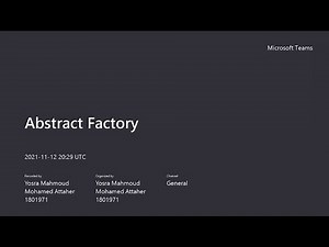 Abstract Factory (Arabic)