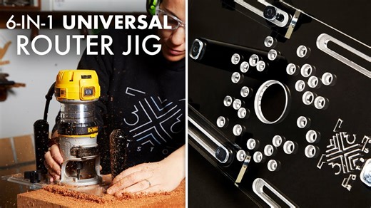 The 6-in-1 universal trim router jig is finally here!