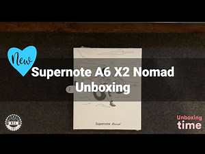 Check Out the Brand New Supernote A6 X2 Nomad: Unboxing!