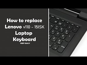 Lenovo Ideadpad V110 | 15iSK | How to replace Keyboard | Easy Guide | The weird technology's