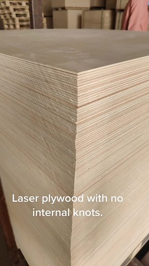 Laser plywood on TikTok