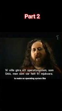 Richard stallman about os 🤯🤯 #linux #programming #cybersecurity