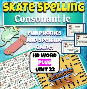 Consonant LE Endings Spelling and Phonics Fun Game Activity HD Word Plus 22