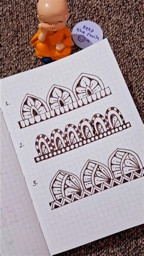 Simple & Easy Mandala Patterns ✨️ #art #drawing #mandala