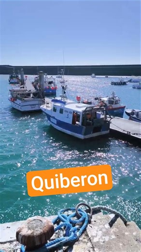Quiberon ; Quai de l'Océan ; Port-Maria ; Bateaux ; Bretagne Sud ; France