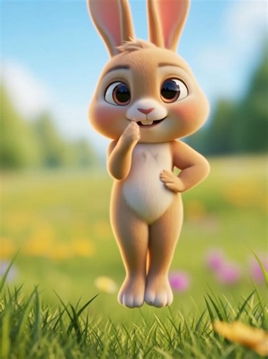 Dance like a bunny? 🐰🔥 Hop • Jump • Dance! #kidssong #nurseryrhyme #animaldance #bunnydance #kidsdance #toddlerfun #learnthroughplay #fyp #viral