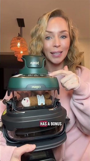 Why Ninja Crispi is the air fryer your kitchen needs: • 5 in-1 powerhouse: air fry, bake, roast,
