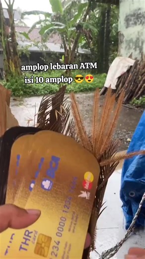 Amplop Lebaran Model ATM Unik untuk 2026