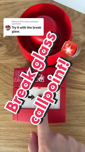 Replying to @Fire.alarm.testing Here you go! 🚨 #firealarm #fyp #foryou #test #viral #cool #breakglass #_firealarmboy_