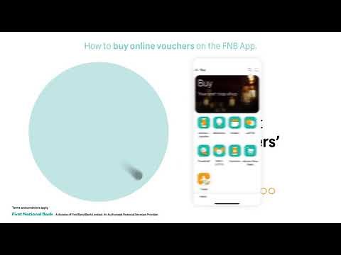 How to buy online vouchers on the FNB App