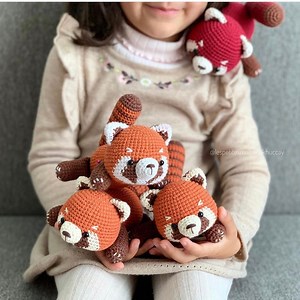 CROCHET PATTERN : Zeda the Red Panda (amigurumi Red Panda, Crochet Tutorial Red Panda) - Etsy