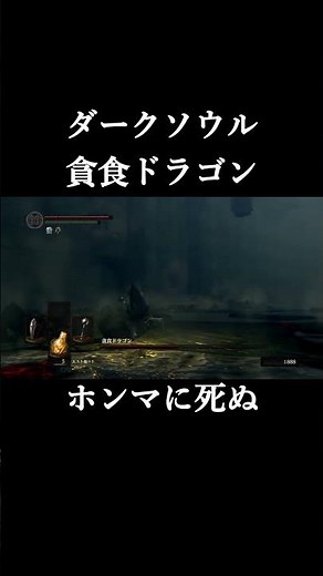 最下層のボス貪食ドラゴンとの熱い戦い【ダークソウル】