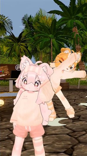 I can't stand sneaking behind the scenes #shorts #vtuber #vrchat #comoco