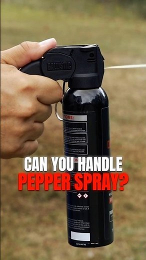 Self Defense Pepper Spray Test: The Pain Is Real #edc #shorts #selfdefense