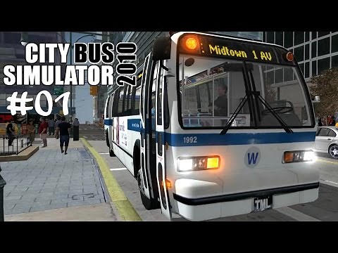 CBS'10 #01 Der Neue in New York ☆ Let's Play City Bus Simulator 2010 NY