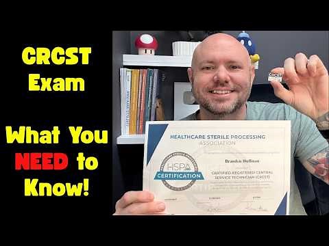 I Retook the CRCST Exam and Here's What You Need to Know! (Full Walkthrough Start to Finish)