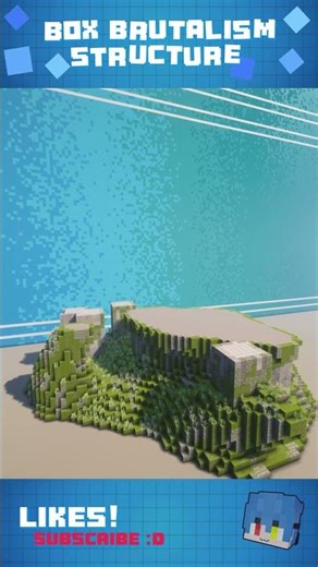 Box Brutalism Structure | Minecraft Build