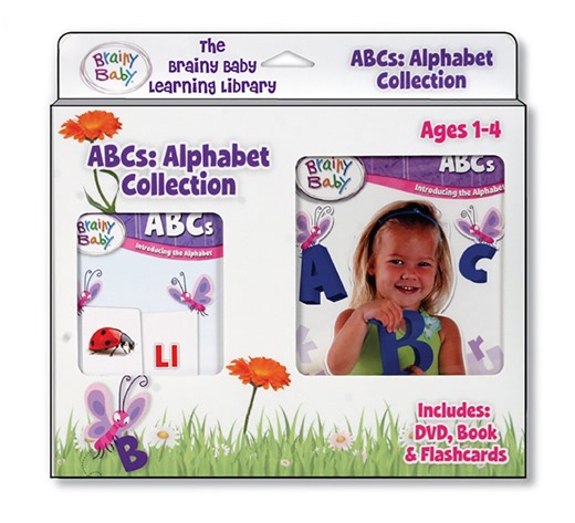 Brainy Baby® Abcs DVD, Board Book & Flashcards Set of 3 : Introducing the Alphabet A-Z - Etsy Denmark