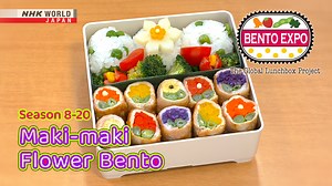 A blossoming bento box featuring a bouquet of flowers made from vegetables and pork! https://www3.nhk.or.jp/nhkworld/en/shows/2077090/?cid=wohk-fb-org_vod_BE_S8_20_b_dps-202404-001 | NHK WORLD-JAPAN