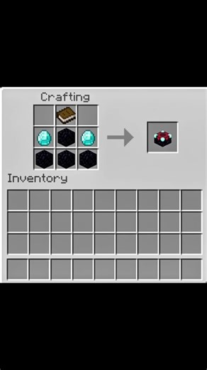 crafting Enchanting Table moment #minecraft​ #shorts​ #youtube​ ​​​#youtubeshorts