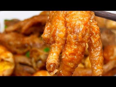 Secret style tiger skin chicken feet - spicy,flavorful,tender,fall off the bone,simply irresistible