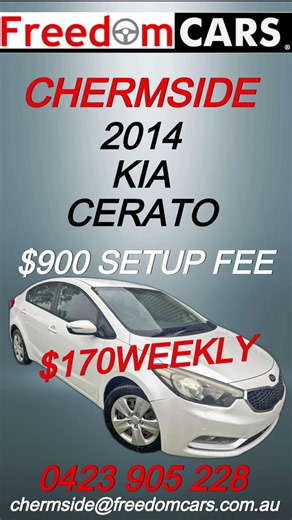 Kia Cerato, 2014 Freedom Cars Chermside, #kia #kiacerato #cerato #kialovers