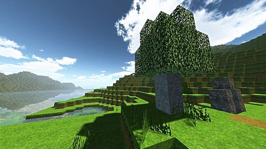Uniblocks: cube-based infinite voxel terrain engine